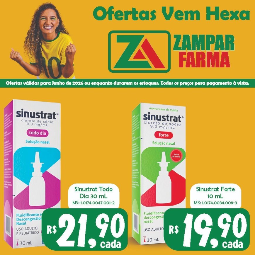 Ofertas do mês de Junho na Zampar Farma