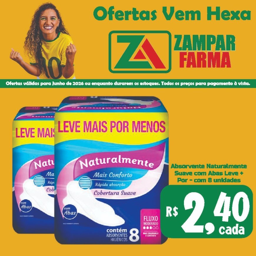 Ofertas do mês de Junho na Zampar Farma