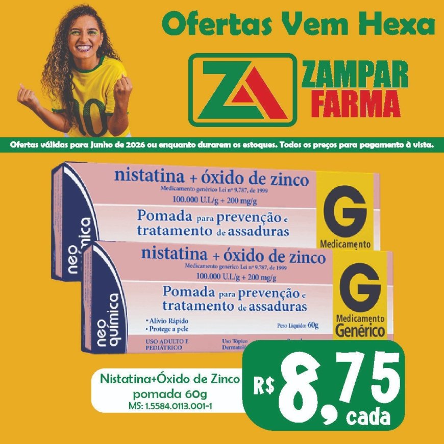 Ofertas do mês de Junho na Zampar Farma