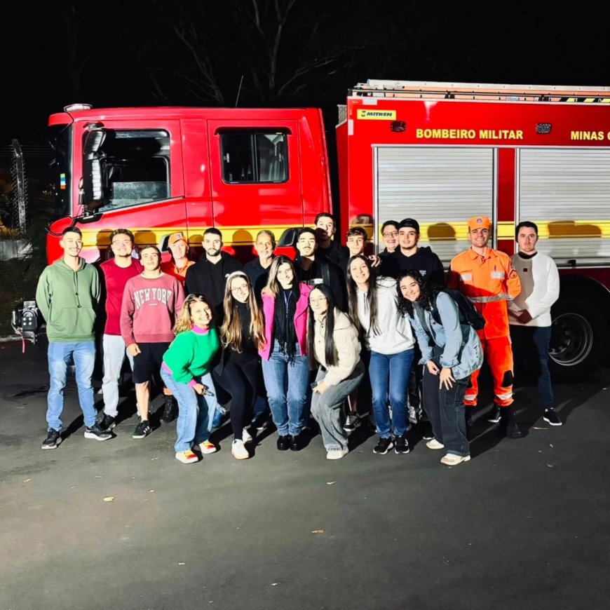 Bombeiros realizam palestra de primeiros socorros para acadêmicos de Educação Física do Unifeg