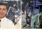 “Peço que orem pelo meu esposo”: Família de motorista de Mococa pede corrente de orações após grave acidente