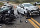 Colisão frontal deixa um morto e dois feridos na MGC-491, entre Areado e Alfenas