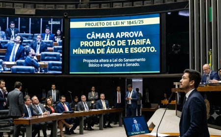 Câmara aprova projeto que proíbe cobrança de tarifa mínima de consumo sobre água e esgoto