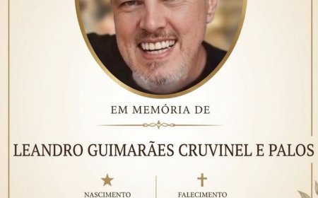 Nota de Falecimento: Leandro Guimarães Cruvinel e Palos, aos 62 anos