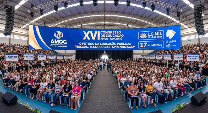 Congresso da Amog reunirá 1,5 mil educadores de 17 municípios em Guaxupé