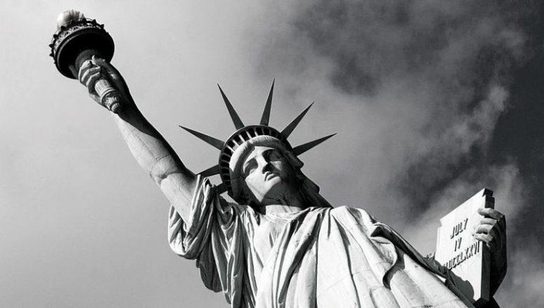Deusa da liberdade está com vergonha