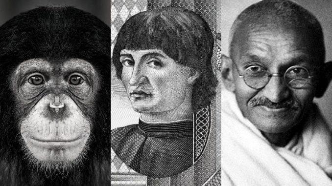 CHIMPANZÉ E MAQUIAVEL CONTRA GANDHI