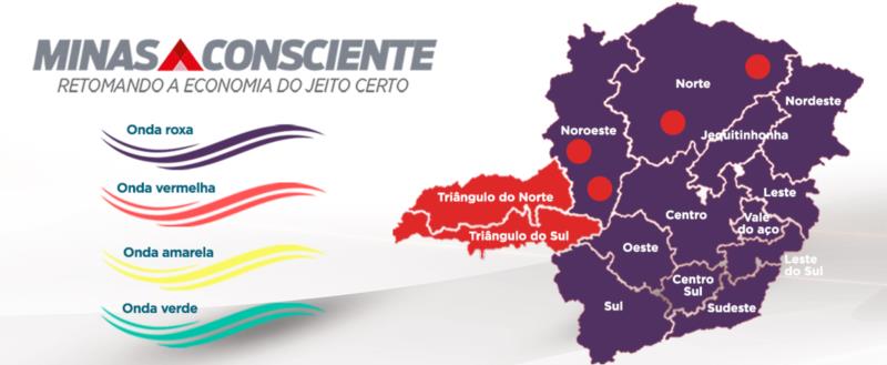 Guaxupé avança para a onda vermelha a partir de segunda-feira