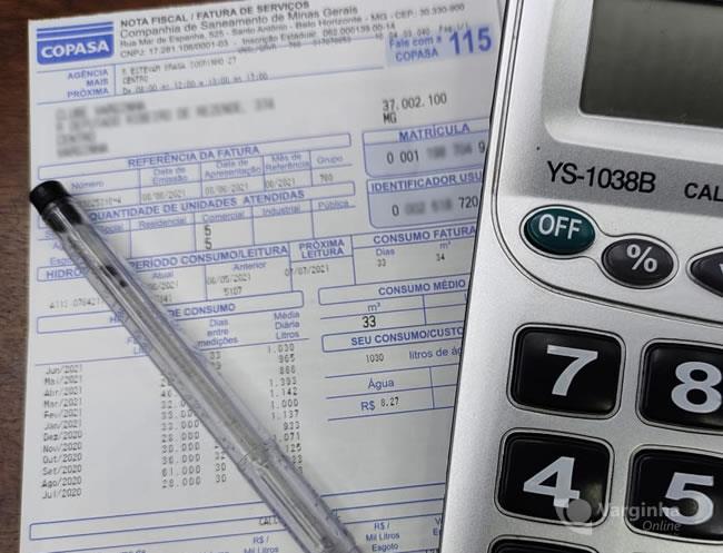 Conta de água terá redução de até 15% a partir de 1º de agosto em Minas