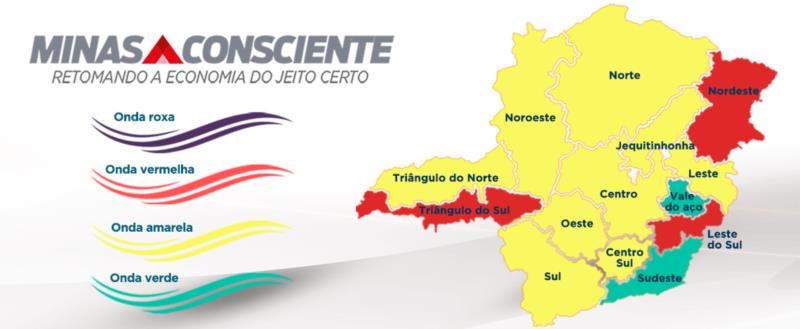 Minas registra queda de 11% na incidência da covid-19 e menor pressão por leitos de UTI em todas as regiões