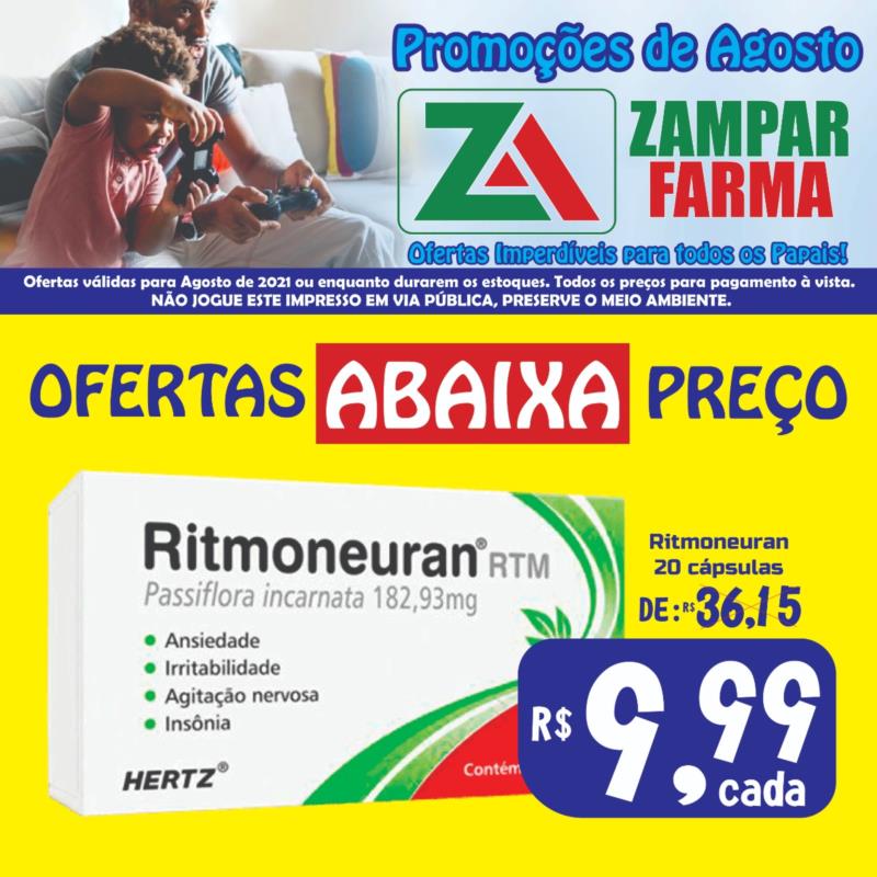 Confira as ofertas do mês de agosto na Zampar Farma