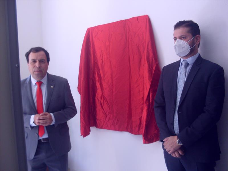 Presidente da OAB/Guaxupé inaugura novas dependências de parlatório e de escritório para audiências online