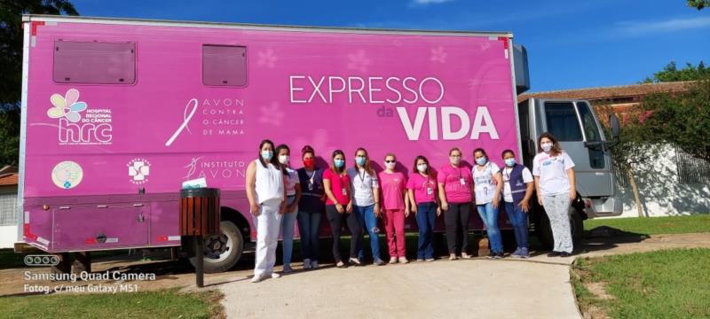 Caminhão do Hospital Regional do Câncer de Passos fará 200 mamografias em mulheres de 40 a 49 anos em Guaxupé