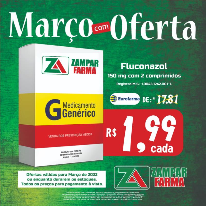 Março com ofertas na Zampar Farma