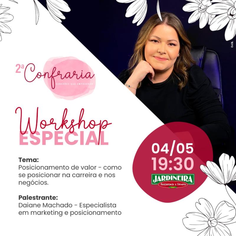 Acontece em Guaxupé feira de empreendedorismo feminino e workshop de marketing