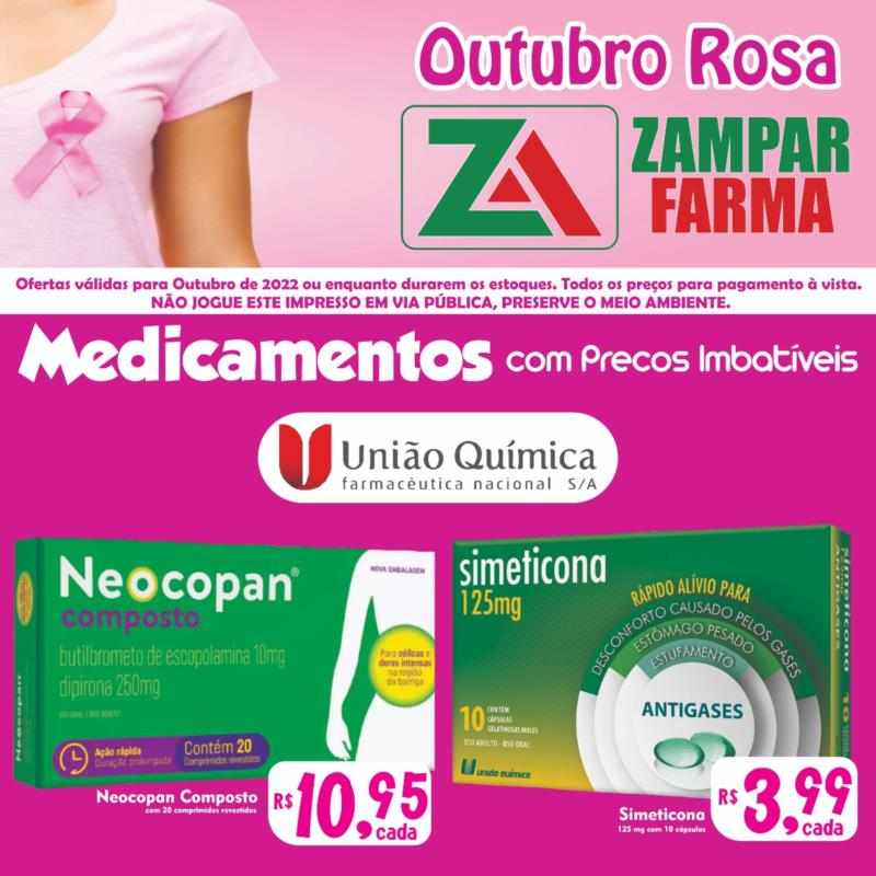 Ofertas de outubro na Zampar Farma 