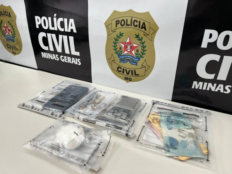 Polícia Civil prende traficante no bairro Angola, em Guaxupé, em cumprimento de mandado de busca