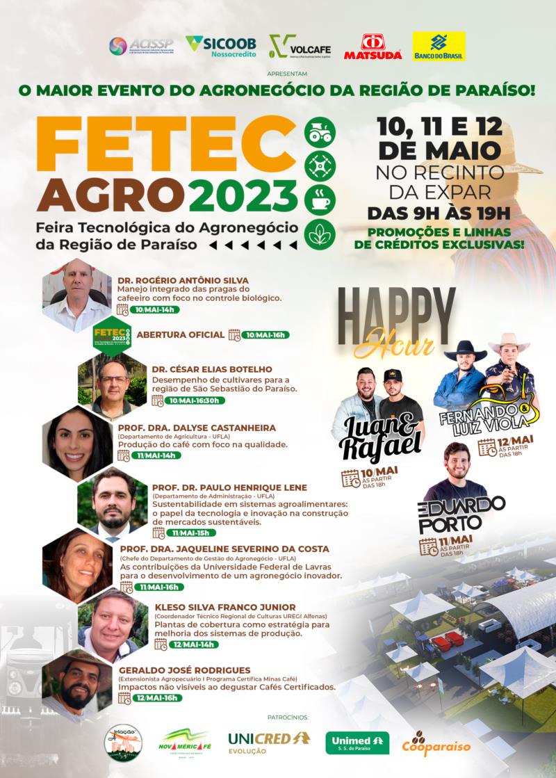 Fetec Agro 2023 irá movimentar a economia regional 