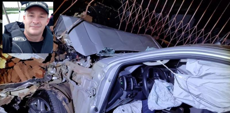 Guaxupeano de 42 anos morre ao bater caminhonete em parede de oficina mecânica 