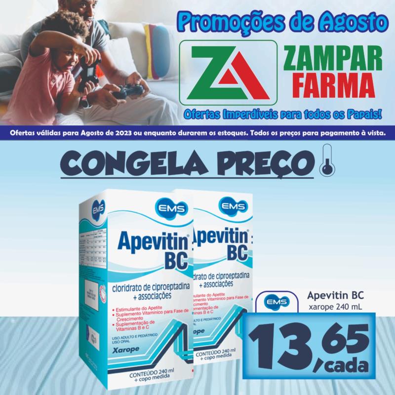 Promoções de Agosto na Zampar Farma 