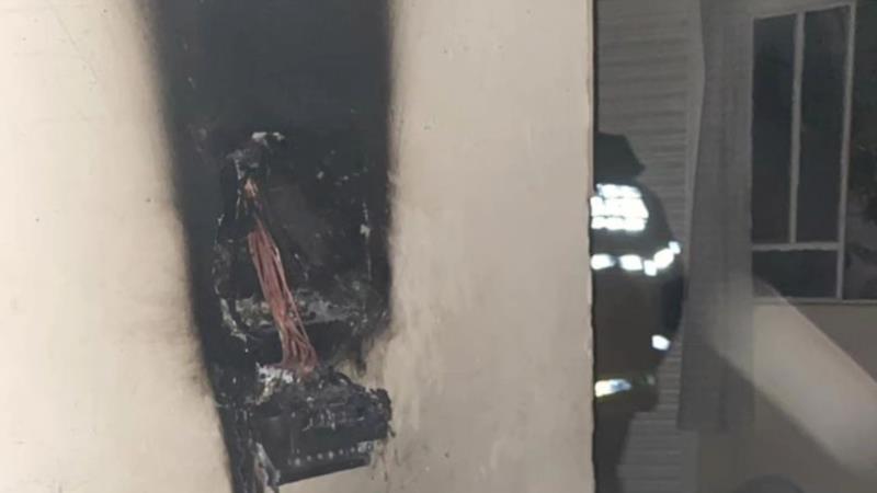 Em Guaxupé, princípio de incêndio em padrão de energia de residência mobiliza os Bombeiros 