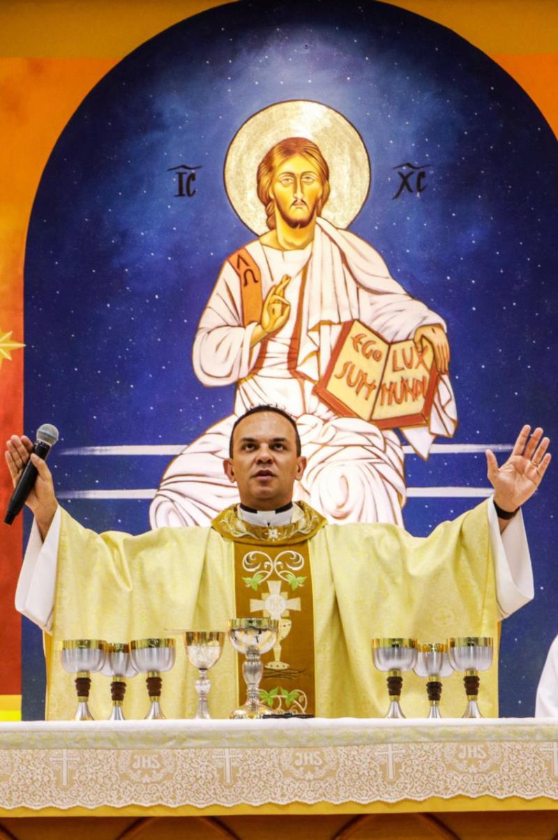 Santuário de Santa Rita de Cássia recebe Padre Marcos Rogério