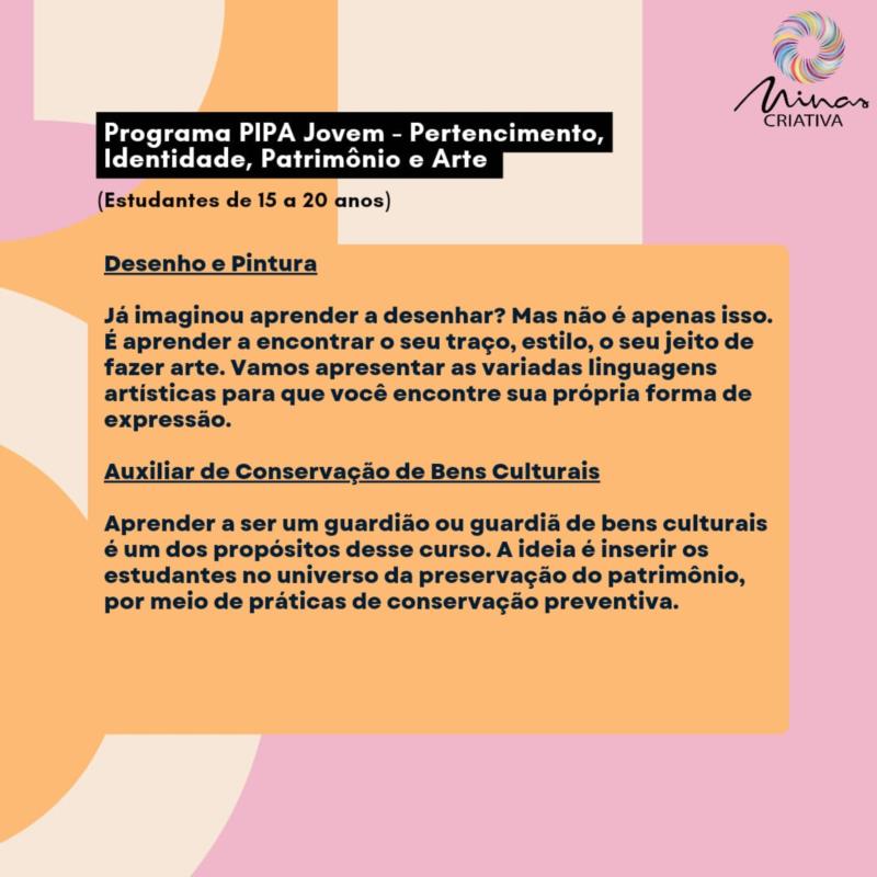 Inscrições para cursos gratuitos de arte, artesanato, cultura e patrimônio serão abertos nesta terça-feira, na FAOP - Unidade Guaxupé 