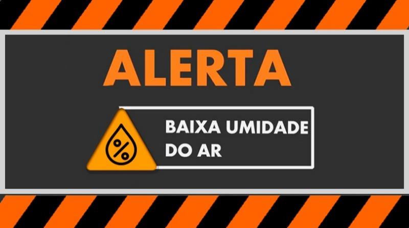 Guaxupé está entre as 90 cidades mineiras com alerta para baixa umidade do ar 