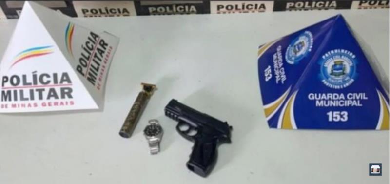 Ação rápida da PM prende dois assaltantes em Guaxupé 