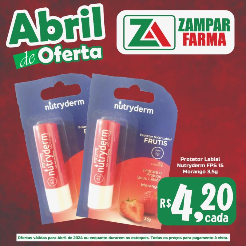 E continuam as ofertas de abril na Zampar Farma 