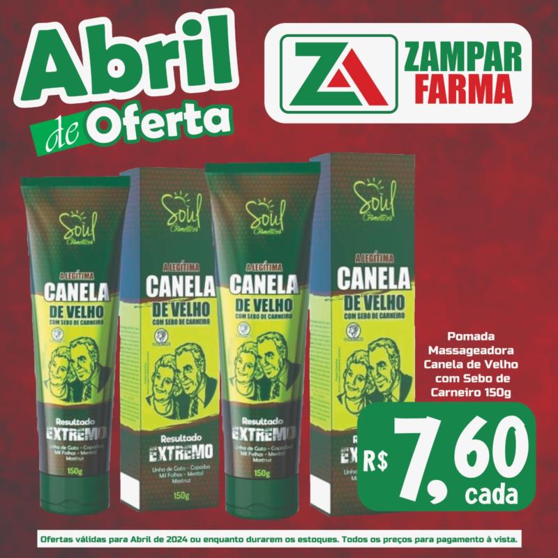 E continuam as ofertas de abril na Zampar Farma 