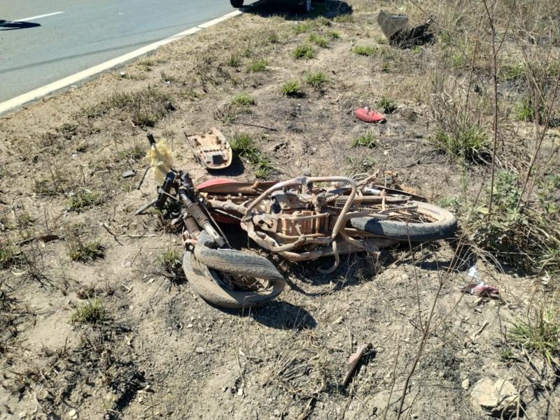 Grave acidente na MG-184 tira a vida de motociclista em Conceição da Aparecida