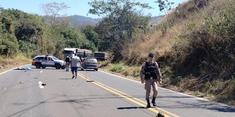 Grave acidente na MG-184 tira a vida de motociclista em Conceição da Aparecida