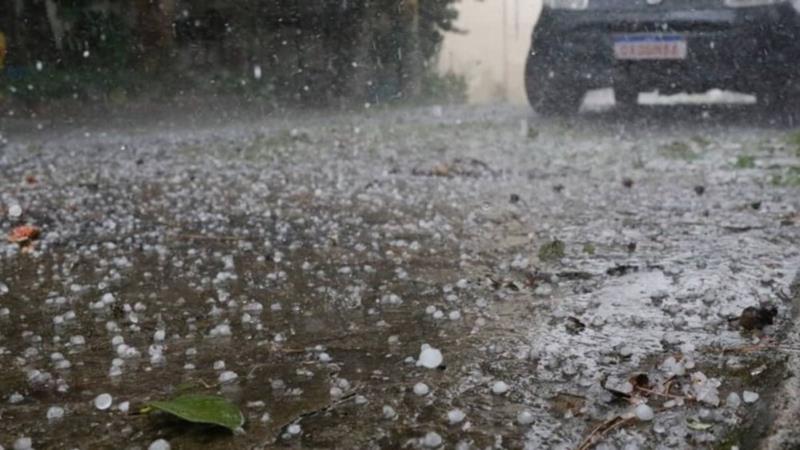 Guaxupé, Guaranésia e outras cidades de Minas entram em alerta de perigo para tempestade com granizo nas próximas horas