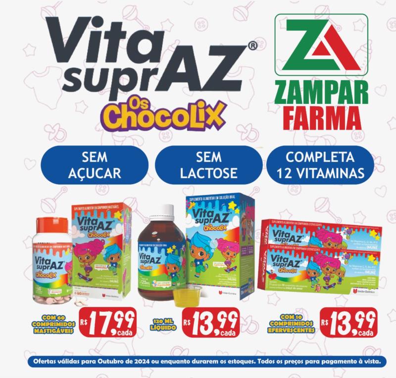 Ofertas de outubro na Zampar Farma 