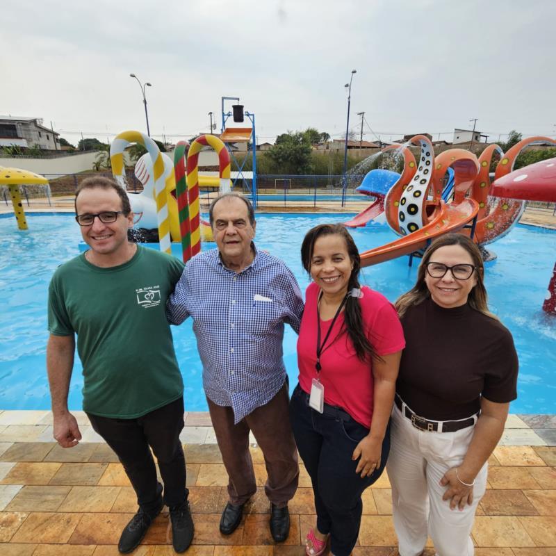 Piscina da Escola Elias José (CIEG) é reinaugurada em Guaxupé 