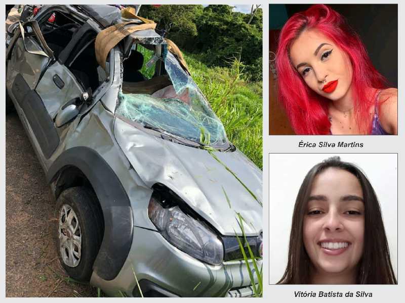 Duas jovens morrem em grave acidente na MGC-491, em Monte Santo de Minas